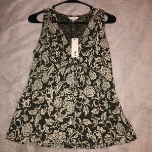 New With Tags - Lucky Brand Sleeveless Floral Tank